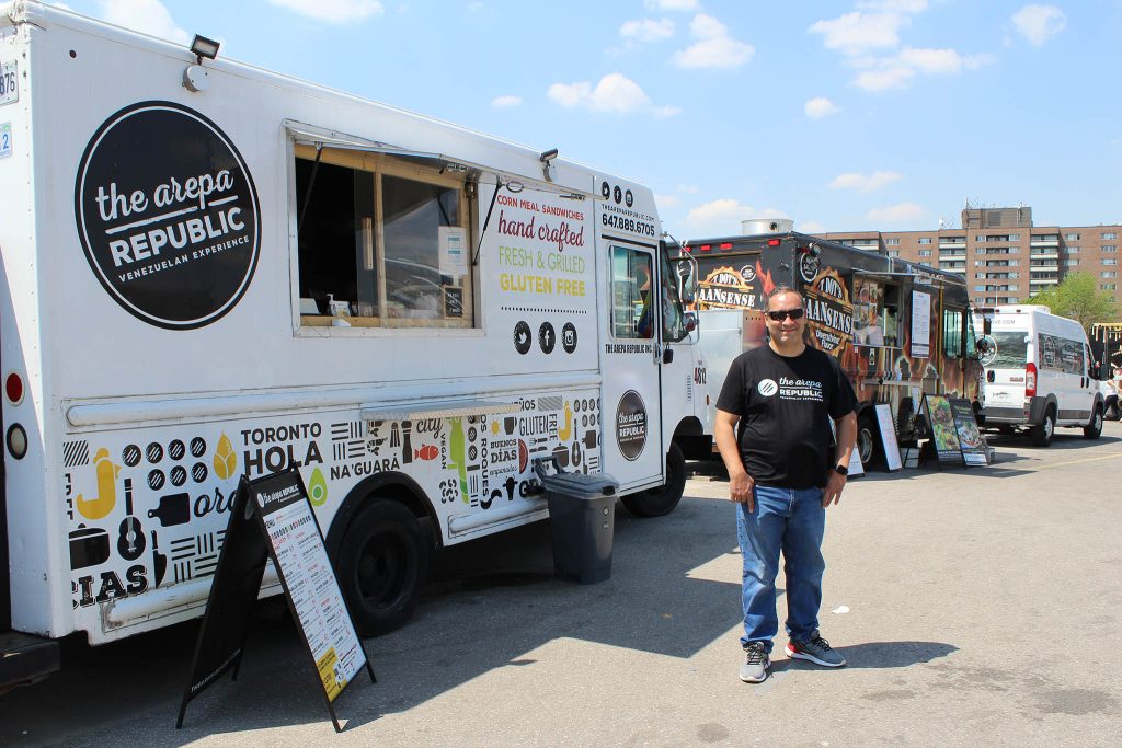 Arepa Republic Food Truck in Toronto