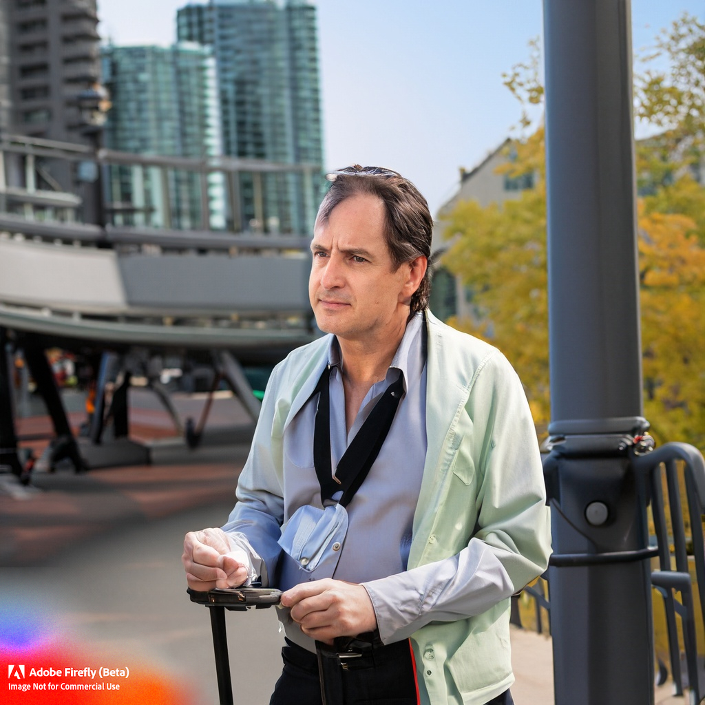 Jim Vanderberg, a travel expert, visiting Toronto Canada